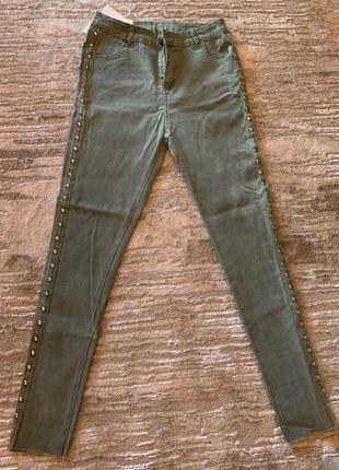 Джинсовые стрейчевые брюки. новые! джинсы женские, джинсы.1 фото