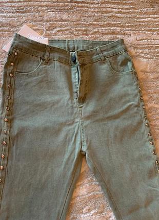 Джинсовые стрейчевые брюки. новые! джинсы женские, джинсы.4 фото