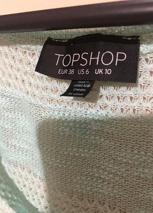 Фактурная вязаная майка topshop3 фото