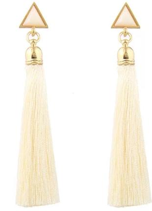 Сережки кисточки