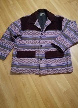 Куртка. піджак вінтажна курточка 70%вовна