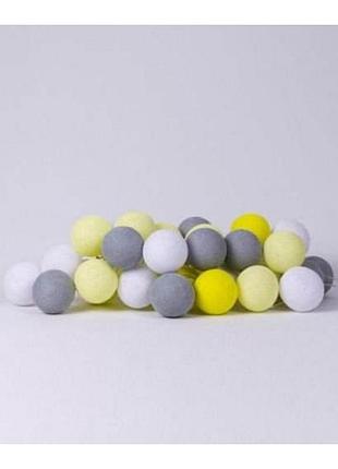 Гірлянда тайські ліхтарики cbl yellow stone 35 шт. від usb, 4 м