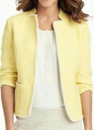 #уникальные вещи#твидный желтый пиджак блейзер3 фото