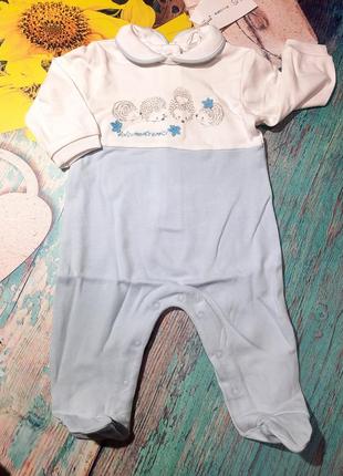 Чоловічок трикотажний на новонародженого на розмір 56 см