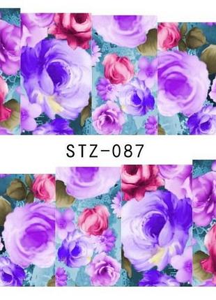 Водные наклейки. слайдер дизайн,  stz 087