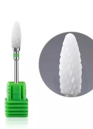 Фреза керамічна, куля, зелений оригінал