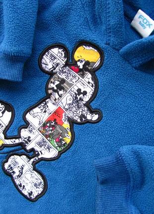 Стильная кофта свитер реглан  бомбер с капюшоном disney mickey mouse5 фото