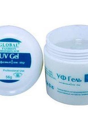 Гель global fashion, прозрачный, 56 гр