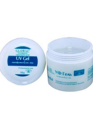 Гель global fashion, прозрачный, 56 гр