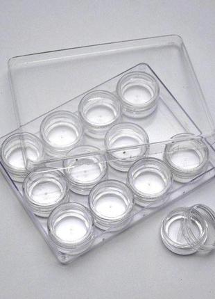 Тара для декора ногтей набор (12 шт)