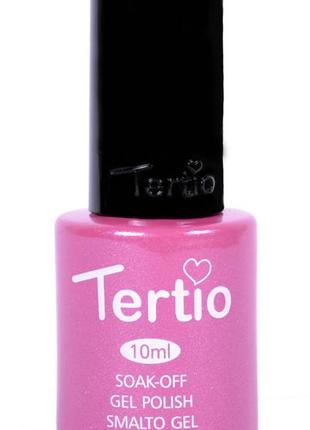 Гель-лак №171 tertio, рожевий з блискітками2 фото
