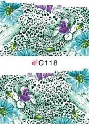 Водные наклейки. слайдер дизайн,  с118