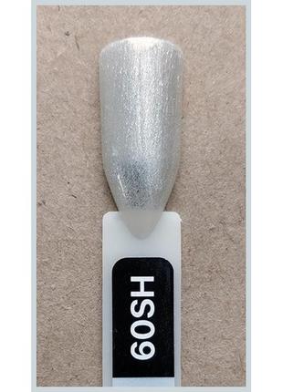 Гель-лак kodi professional 60sh, срібло, крем1 фото