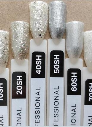 Гель-лак kodi professional 60sh, срібло, крем2 фото