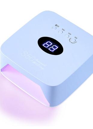 Лампа led уф для маникюра с аккумулятором, 9600 mah,s50, 54w3 фото