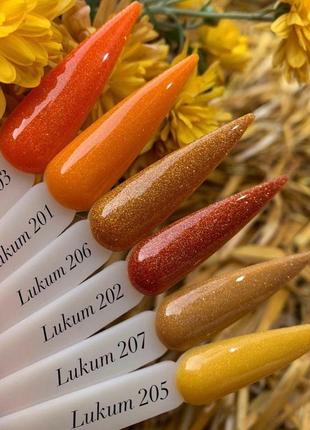 Гель лак lukum nails № 201-207