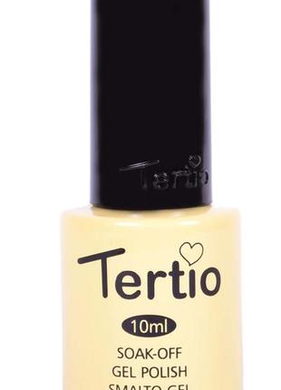Гель-лак №154 tertio, блідо-жовта емаль2 фото