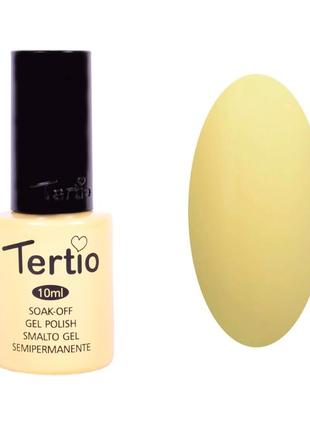 Гель-лак №154 tertio,  бледно-желтая эмаль