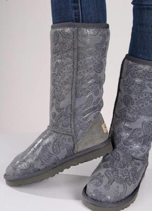 Угги женские зима натуральный замш и мех 36р