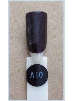 Гель-лак kodi professional 01v , баклажановый с шиммером, крем