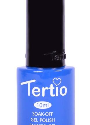Гель-лак №082 tertio, блакитна емаль3 фото