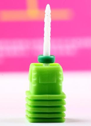 Фреза керамічна, ракета, зелена