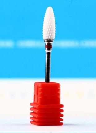 Фреза керамічна, куля, червона