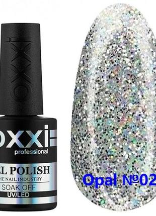 Гель-лак oxxi professional, opal №02  с шиммером