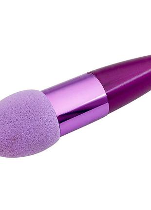 Кисть спонж для макіяжу і розтушовування, 11 см