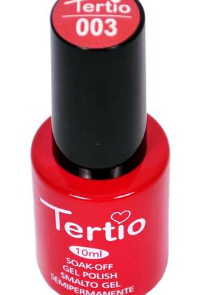 Гель-лак №003 tertio, темно-карминовый2 фото