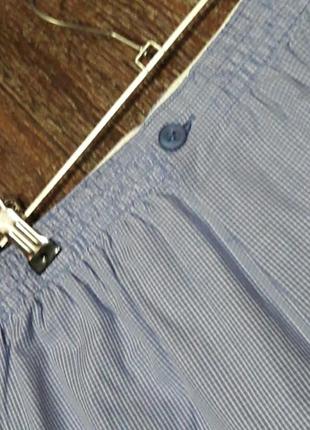 Брендовая мужская пижама, домашний костюм р.l от john lewis 60% хлопок в милку клетку7 фото