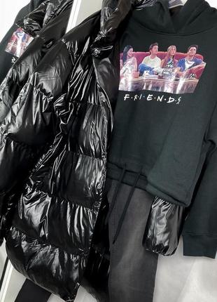 Чёрный свитшот друзья  reserved 6