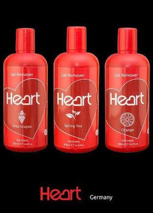 Засіб для зняття гель-лаку, heart, 100 мл,