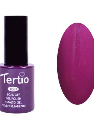 Гель-лак №079 tertio, темно-фіолетовий з синім микроблеском