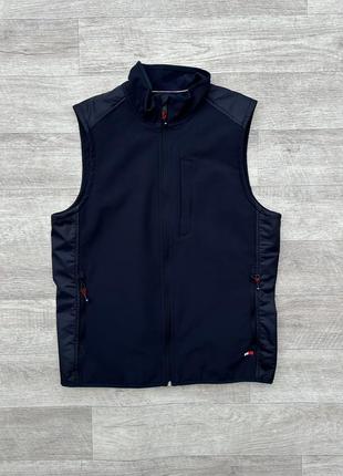 Tommy hilfiger softshell жилетка s синяя