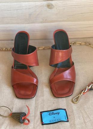 Jil sander босоножки с квадратным носком оригинал5 фото