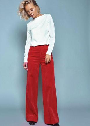 Новые брюки бордовые микровельвет 'rosner' 48-50р