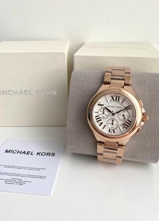 Michael kors camille chronograph watch mk7271 наручные часы хронограф майкл корс оригинал мишель корс на подарок жене подарок девушке