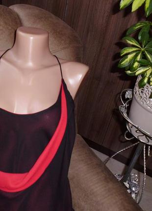 Maria benito вечірнє плаття чорно-червоне рр 10 бренд maria benito second hands2 фото