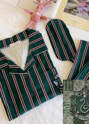 Пижама костюм факультет слизерин гарри поттер размер l 509 фото