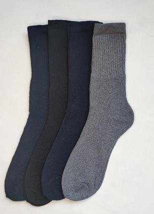 Чоловічі махрові високі шкарпетки набір 4 пар р.39-42