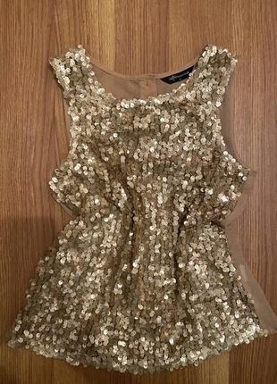 Блуза, блискуча блузка , майка в паєткі