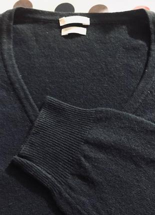 Мужской свитер из 100% мериносовой шерсти с v образным вырезом от united colors of benetton5 фото