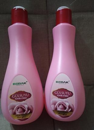 Рожева, розова вода bebak, 215 мл