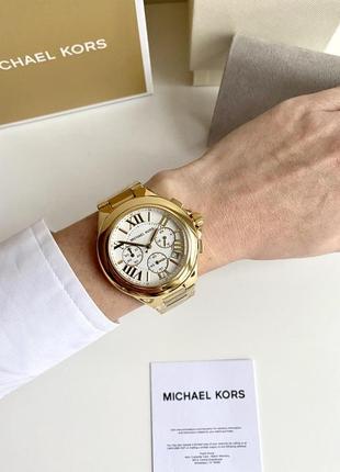 Michael kors camille chronograph watch mk7270 женские наручные часы хронограф майкл корс оригинал мишель корс на подарок жене подарок девушке2 фото