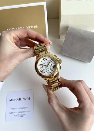 Michael kors camille chronograph watch mk7270 жіночий наручний годинник хронограф майкл корс оригінал мішель корс на подарунок дівчині дружині4 фото