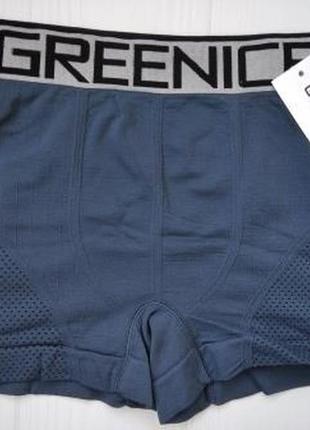 Боксеры мужские greenice бесшовные синий темный xl\xxl 4463