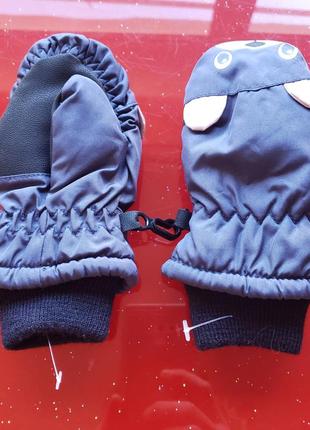 Швеция детские теплые зимние термо варежки рукавички краги девочке мальчику 1-2г 12-18-24м 80-86-92см