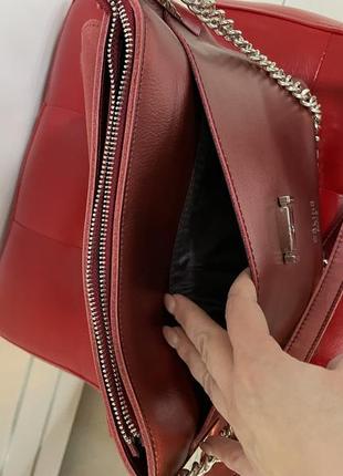 Кожаная сумочка кроссбоди сумочка на плечо небольшая сумочка7 фото