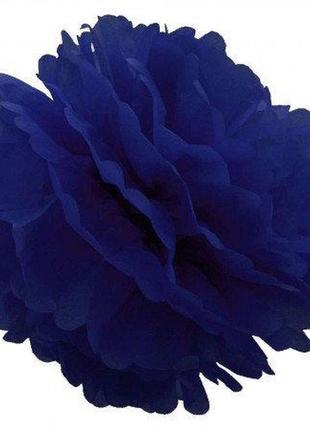 Декор бумажные помпоны (фиолетовый) 40 см